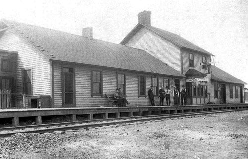 Railway stations in Coutts Alberta