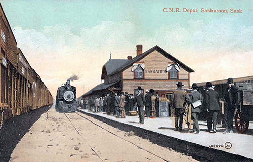 Saskatoon CNOR Station Image of railway station