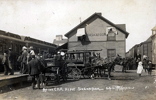 Saskatoon CNOR Station Image of railway station